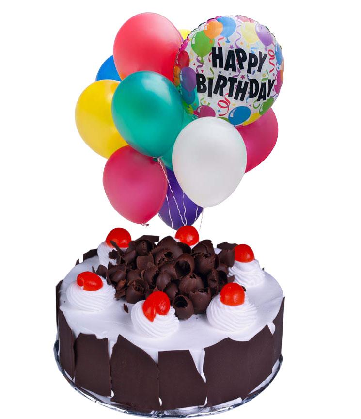 1 kg Chocolate Mousse Cake and Balloons product605